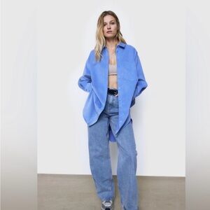 Zara Blue Button Up